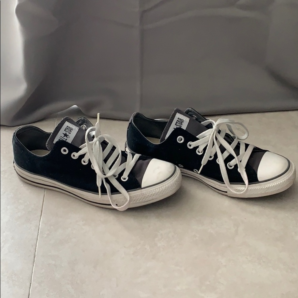 Converse black, gray and white. Men size 8.5
